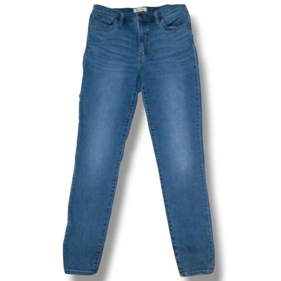 Madewell Roadtripper Skinny Jeans-Size 30 Tall-Enfield Wash-Magic Pocket-Stretch - Picture 2 of 11